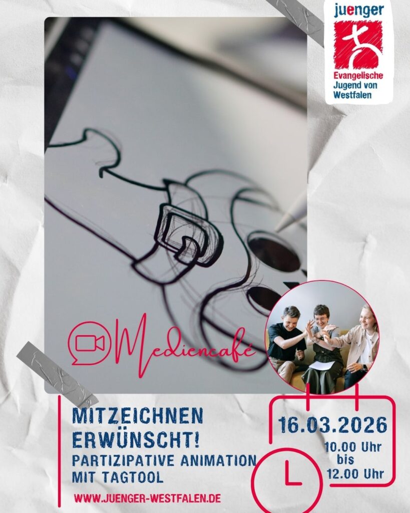 Grafik mit dem Schriftzug ‚juenger durchs Jahr‘ und dem Hinweis, dass neues Material zum Thema Rituale ab sofort auf www.juenger-durchs-jahr.de verfügbar ist