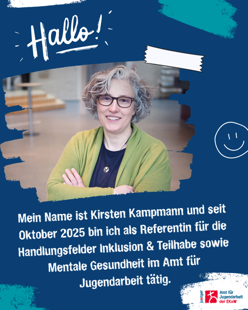 Kirsten Kampmann, Referentin für Inklusion, Teilhabe und Mentale Gesundheit im Amt für Jugendarbeit.